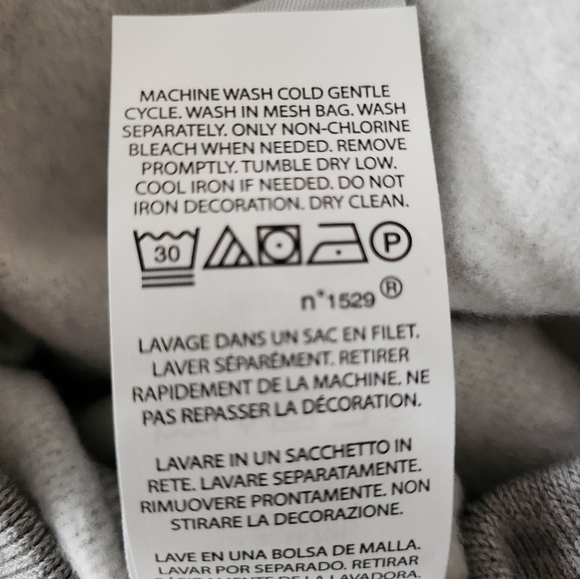 SOLD!!! POLO RALPH LAUREN Grey Sweatshirt / Hoodie 67 Multi-Color Logo Sz Large - Picture 8 of 8